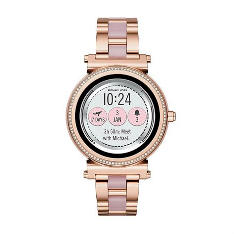 michael kors smartwatch sofie rose gold mkt5041